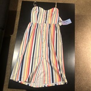 Colorful striped dress